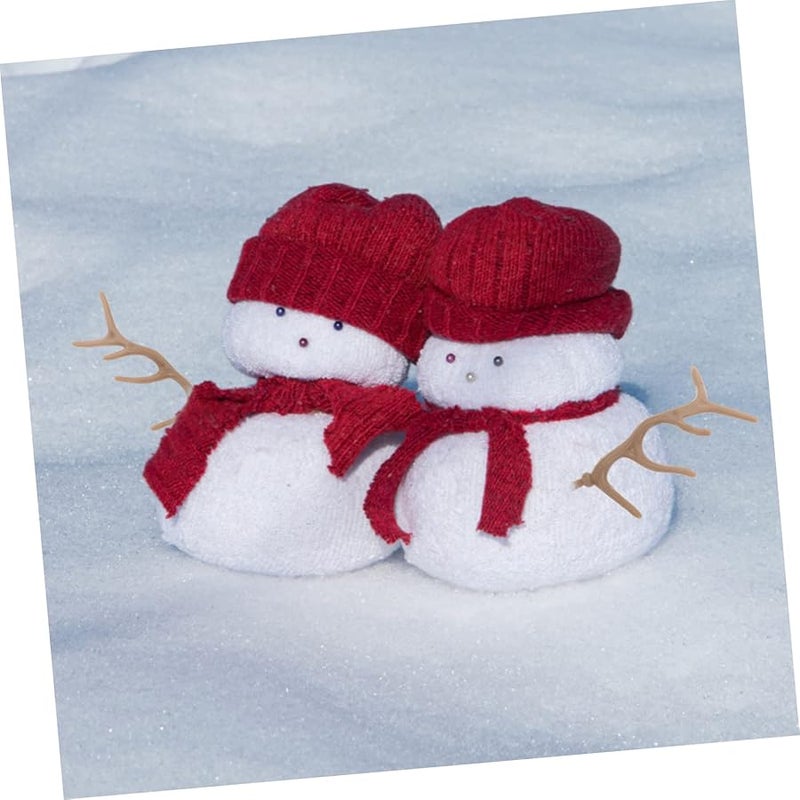 IMIKEYA 12 Pairs DIY Christmas Decor Snowman Hands Antler Branches Craft Ornaments - Image 5